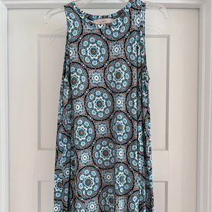 LOFT Tank Style Summer Swing Dress